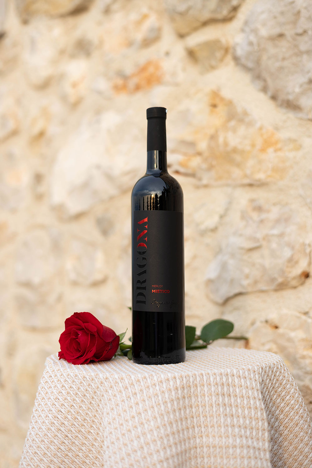 Bottle of Mistico wine