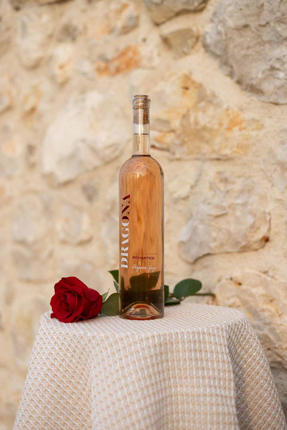 Bottle of Romantico wine